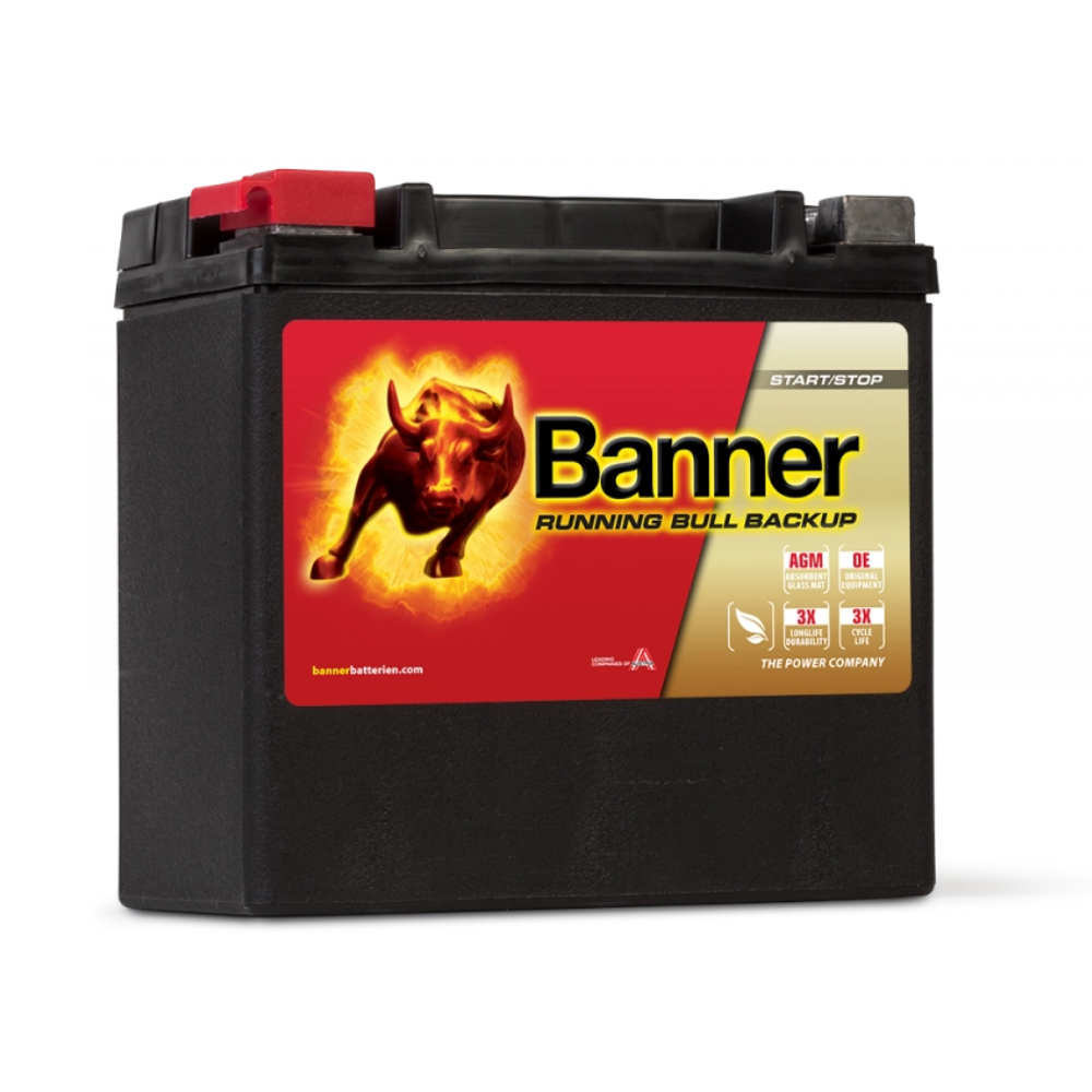 Banner Running Bull BackUp